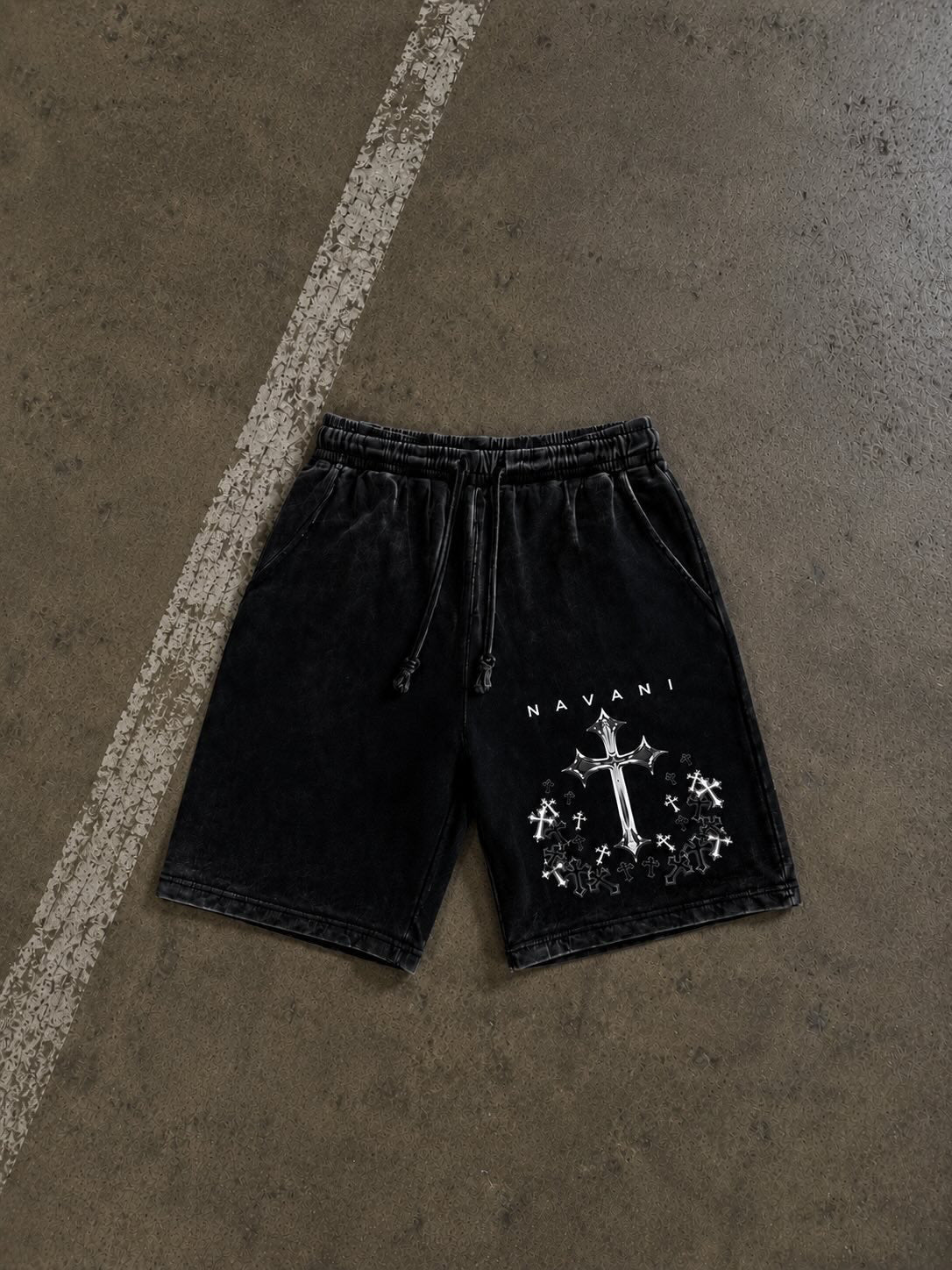 NAVANI Obsidian Saints Shorts